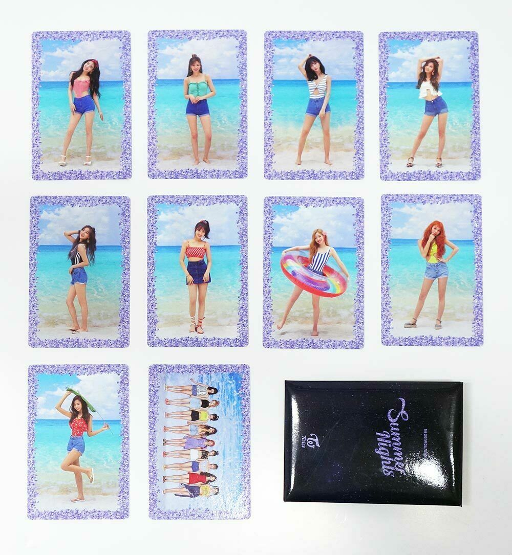 TWICE TV TWICETV ツウィ トレカ Summer Nights TWICE ツウィ Summer Nights 初回 予約 特典 トレカ - メルカリ