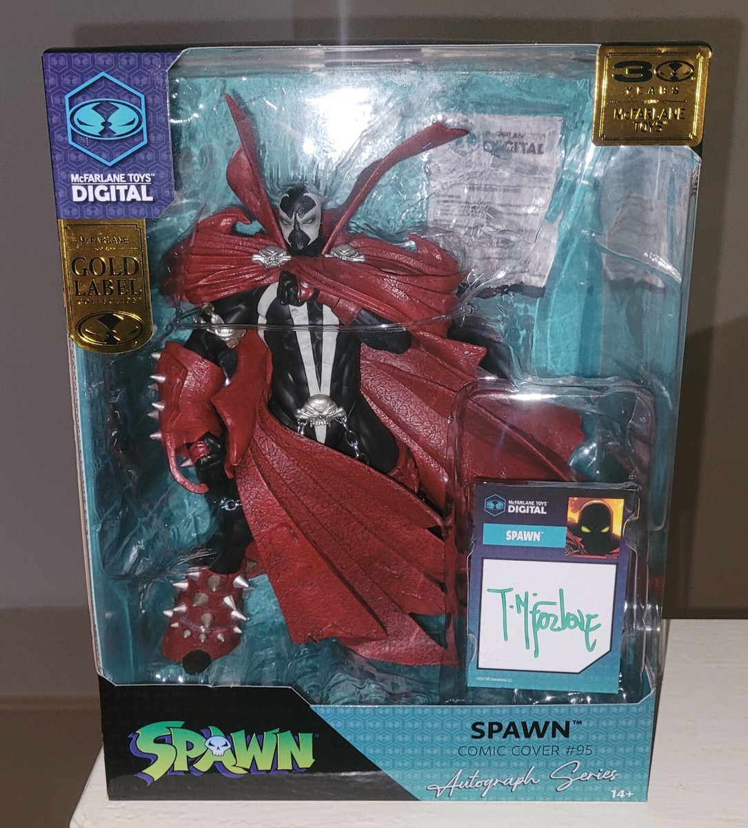 ティンカー・ベル ポップアート アリソンレフコート McFarlane Spawn Autographed Signed Posed Figure Comic Cover #95