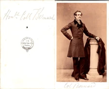 Cranfield, Dublin, The Honorable Colonel Bernard Vintage CDV Albumen Card of vi