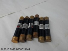 Lot Of 6 Fusetron Dual-Element Time Delay Class Rk5 Fuse