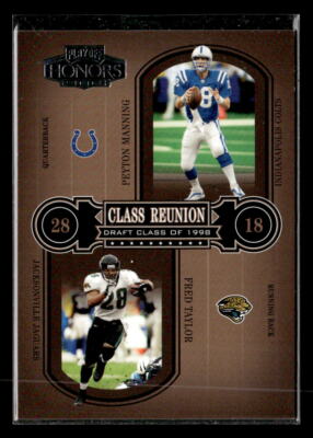 2004 Playoff Honors #CR-11 Peyton Manning / Fred Taylor Class Reunion