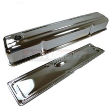 Chrome Steel 1950-62 Chevy 235 6 Cylinder Straight Valve Cover Side Plate Chrome Steel 1950-62 Chevy 235 6 Cylinder Straight Valve Cover Side Plate