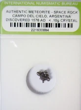 1576 METEORITE Slabbed Campo Del Cielo Meteor Space Rock LOT #1   NR