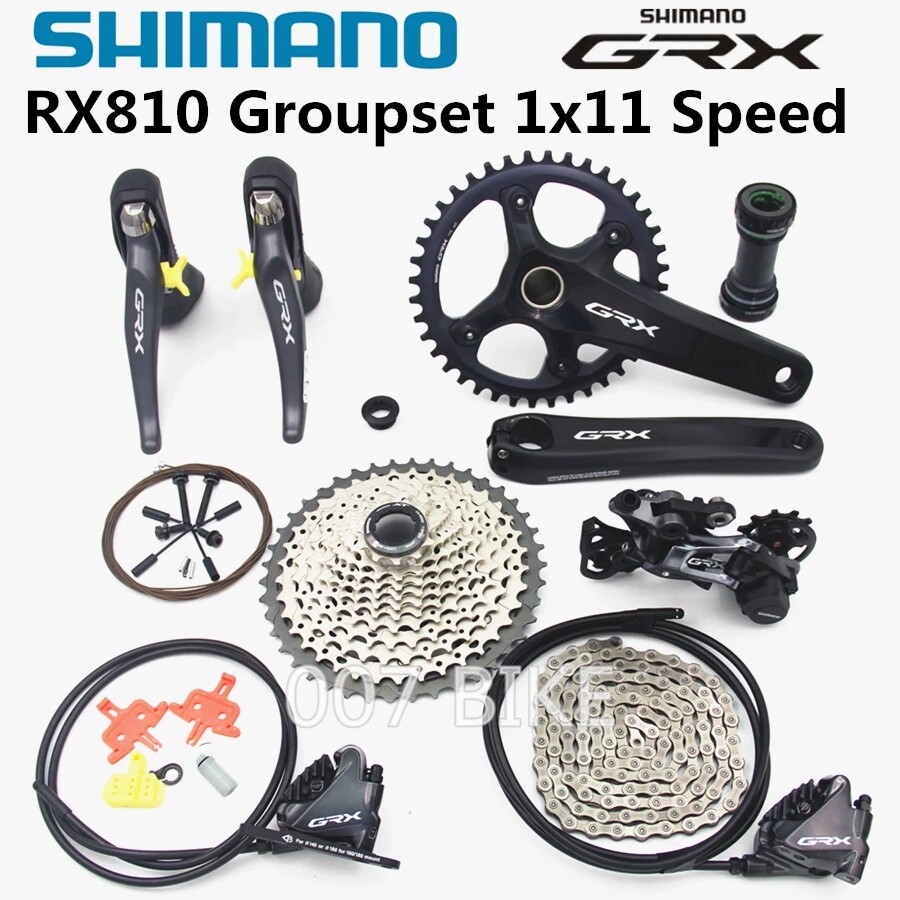 Shimano GRX RX810 RX812 1x11-speed Disc Gravel Groupset Shimano GRX RX810 RX812 1x11-speed Disc Gravel Groupset