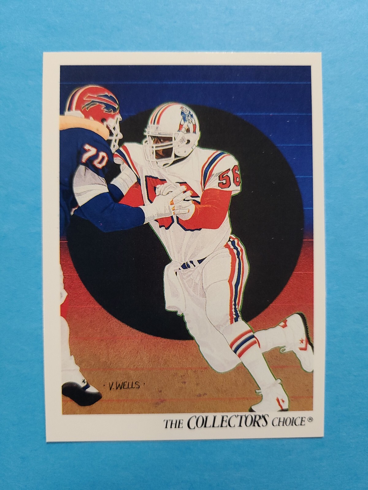 ANDRE TIPPETT 1991 UPPER DECK FOOTBALL CARD # 92 F4280