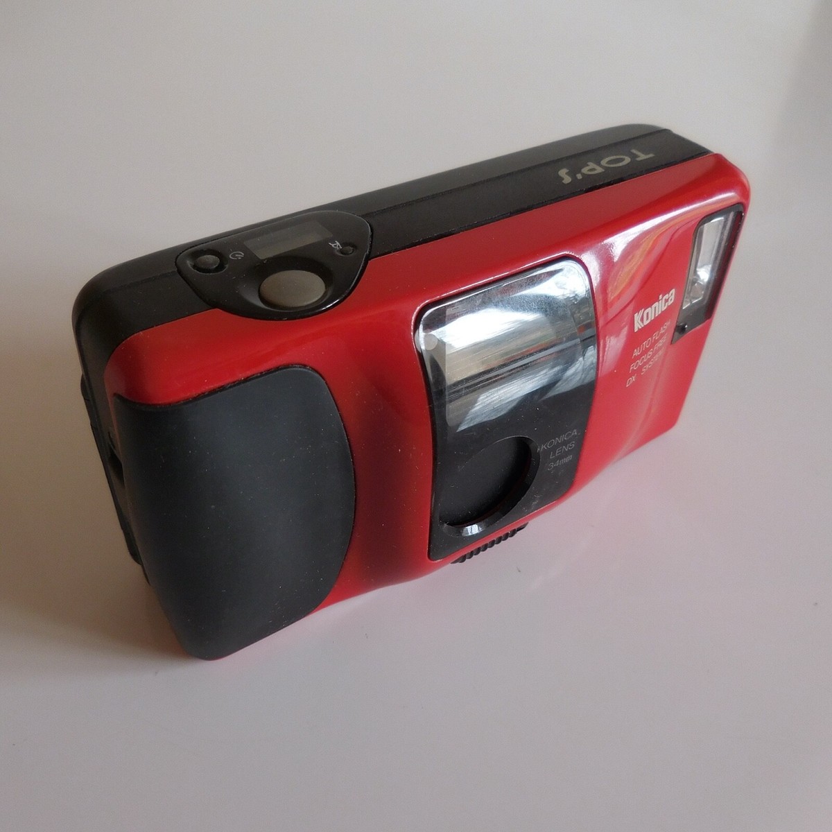Appareil Photo Argentique Compact TOP'S KONICA Lens 34mm Auto Flash DX - Collection