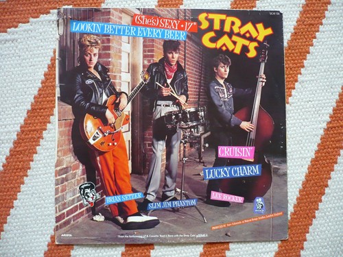 Stray Cats (She's) Sexy & 17 And Seventeen 12" Vinyl UK 1983 Arista A1/B1 Single - Picture 7 of 7