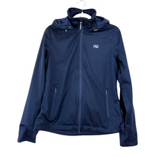 Horseware Ireland Ona Size 8 Equestrian Soft Shell Hooded Jacket Navy Riding