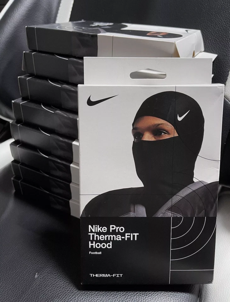 Nike Unisex Pro Hood Balaclava Mask Black Pooh Shiesty Drake Toosie Slide | OSFM - Image 2 of 4