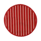 Dexam - Butchers Stripe - Round Hob Cover - Red