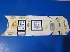 confezione rigida vuota aperta--84 mm-Italia-Cammello-10 sigarette
