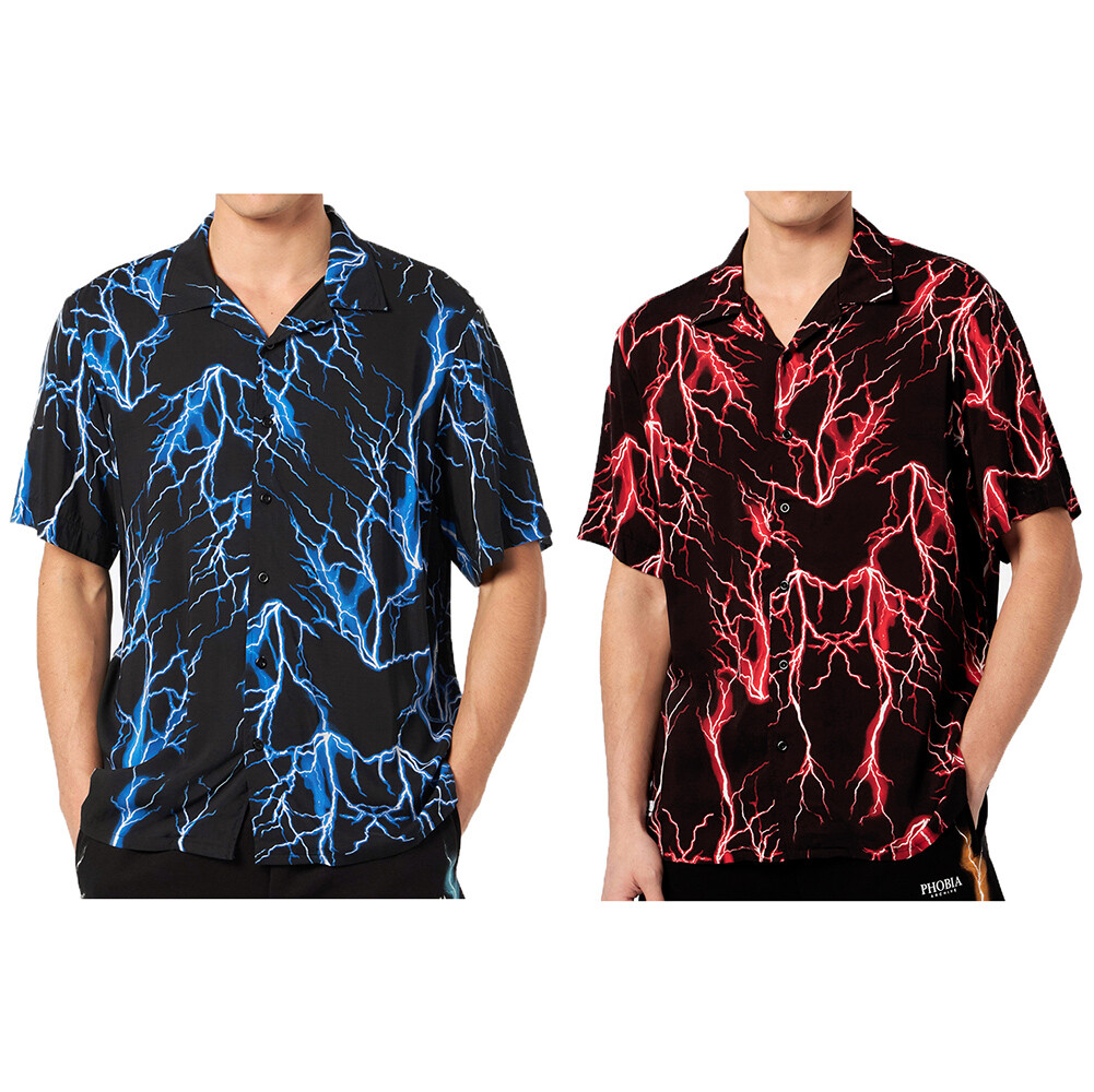 Phobia Archive Camisa De Manga Corta Shirt Con Rayos Original Garantizado