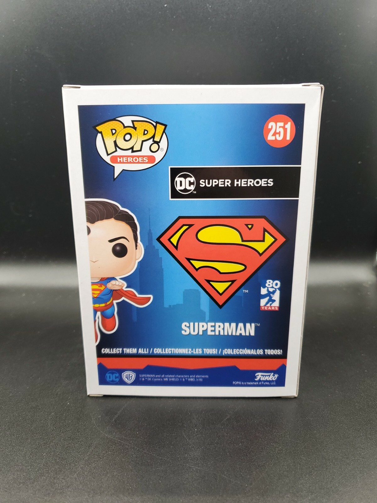 flying superman funko pop
