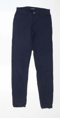 B.S JEANS Damen Jeans blau Baumwollmischung Straight Größe W30 L32