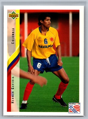 1994 Upper Deck World Cup USA 94 Hernan Gaviria #65 Soccer Card | eBay