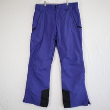 Slalom Snow Pants Womens Medium Cargo Ski Snowboard Sled Winter Sports Purple