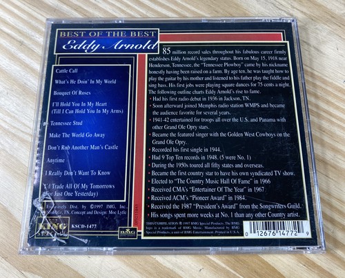 Super Hits CD Best Of The Best by Eddy Arnold Classic Country Music 1997 BMG - Picture 2 of 5