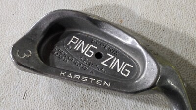Ping Zing Karsten Black Dot Single 3 Iron Stiff Steel Shaft
