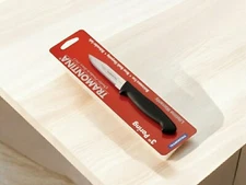 Tramontina Plastic Handle Paring Knife 3" Carbon Micro-Serrated Carded