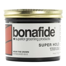 Bona Fide Pomade Super Hold, 4 oz. | Strong Hold High  Assorted Scents , Sizes 