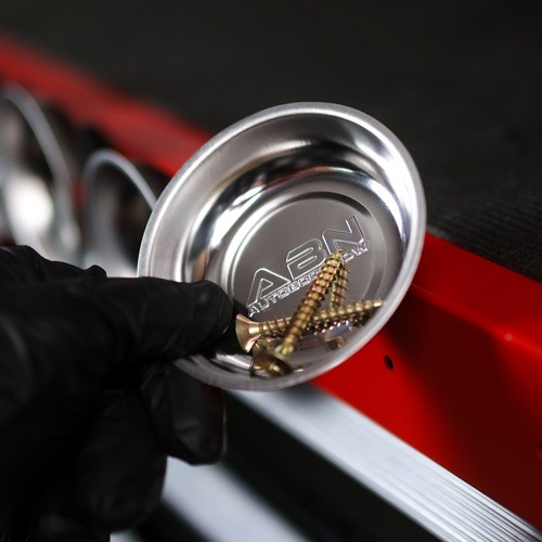 Bandeja de herramientas magnéticas ABN 4 piezas - Tazón de piezas magnéticas atornillo y perno de acero de 3 pulgadas - Imagen 6 de 8