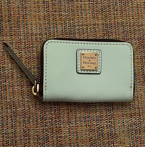 dooney and bourke pale blue wallet