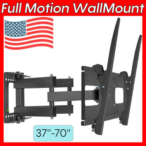 Support TV Full Motion TV support mural 37 40 42 46 48 50 55 60 65 70 pouces DEL LCD - Photo 1 sur 7