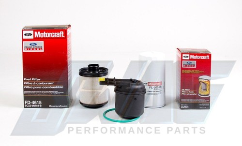 11-15 6.7L Powerstroke Diesel Truck Genuine Motorcraft Oil Air & Fuel Filter Kit - Picture 2 of 6