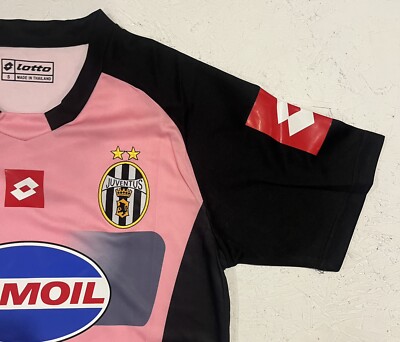 Juventus Goalkeeper 02/03 Soccer Jersey - Lotto Pink Abs Athletic