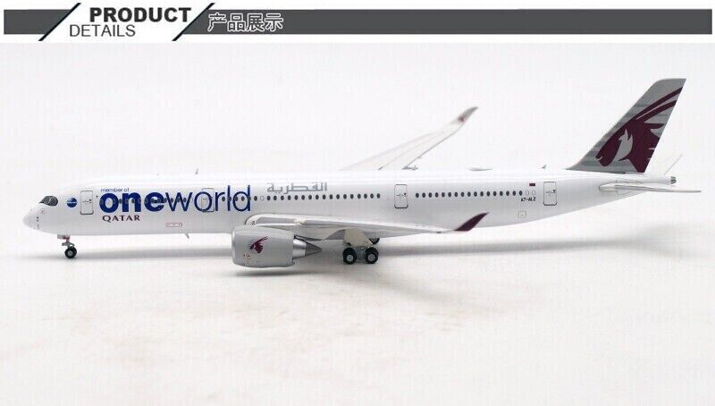 1:400 JC WINGS QATAR AIRWAYS ONE WORLD AIRBUS A350-900 Airplane