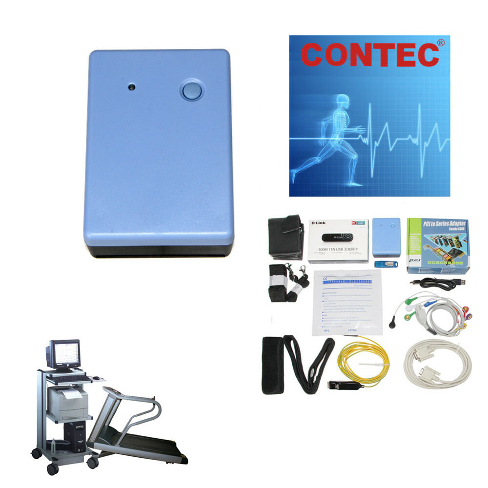 Grabadora de ECG deportiva inalámbrica de 12 cables Sistema de análisis de software de máquina ECG