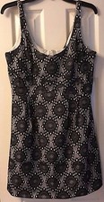 Hazel Women's Black Bonded Lace Dress Size Medium