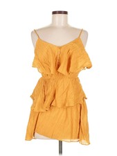 Cider Women Yellow Casual Dress M