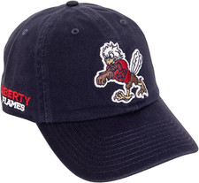 Liberty University Baseball Hat Flames Brimmed Embroidered Hats Cap Adjustable C