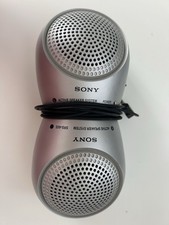 Sony SRS-A55 2.0 Wired Computer Speakers 3.5mm Jack Battery Powered Silver