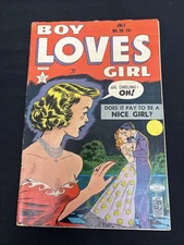Boy Loves Girl #36 Good Plus Does It Pay To Be A Nice Girl? 1953 ￼