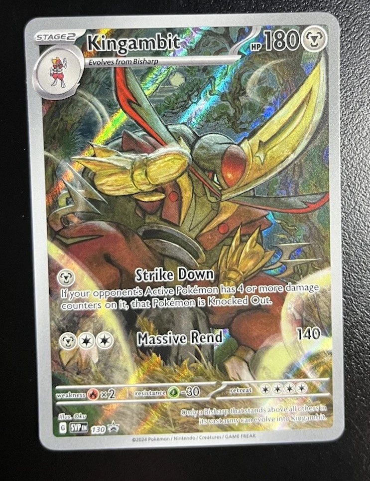 Pokemon TCG Kingambit - 130 SV: Scarlet & Violet Promo Cards Promo NM! |  eBay