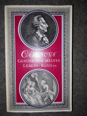 CASANOVA-Geschichte meines Leben-Band 10-Kiepenheuer-1.Auflage-1989-610 Seiten