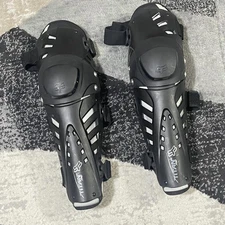 Fox Racing Titan Pro Knee Shin Guards Adult Pair Black One Size Motocross MTB