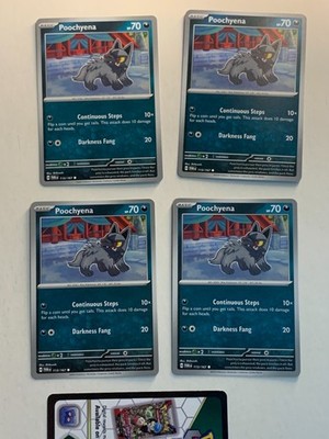 POOCHYENA 113/167 PLAYSET - POKEMON TWILIGHT MASQUERADE + CODE CARD
