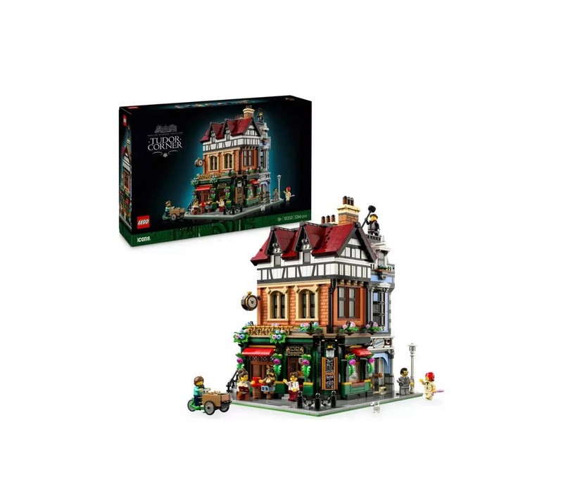 ⭐️LEGO ICONS: Tudor Corner Modular Building Set 10350 NEW/SEALED. SHILLING BOX⭐️