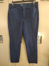 Old Navy High Rise Pixie Pants Size 8 Womens Blue