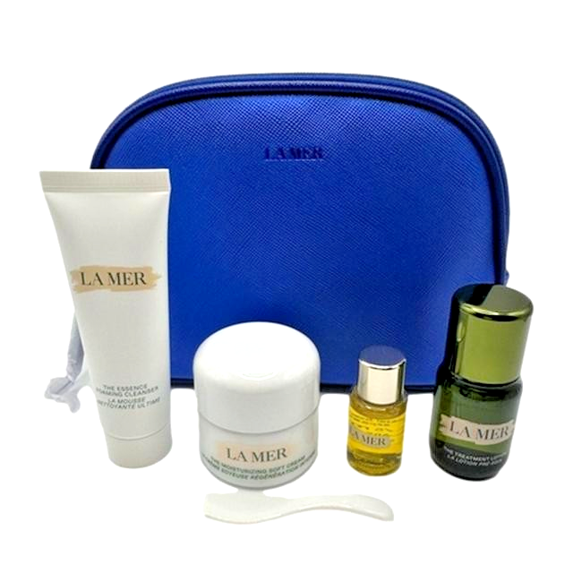 La Mer 5pc Skincare Gift Set Cleanser, Lotion, Oil, Cream NEW