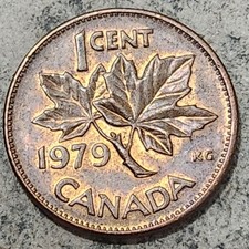 CANADA 🇨🇦 ONE (1) CENT COIN 1979 (QUEEN ELIZABETH II)