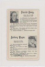 1910s WM Ford Progressive Chautauqua Patrick Henry Anthony Wayne 0w6