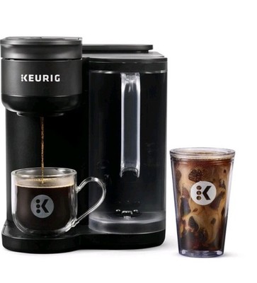 Keurig K-Brew Chill Coffee Maker New Edition Glossy Black Open Box, not used.