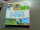 Wii Sports Nintendo Wii Cardboard Sleeve Bundle Version Game Disc