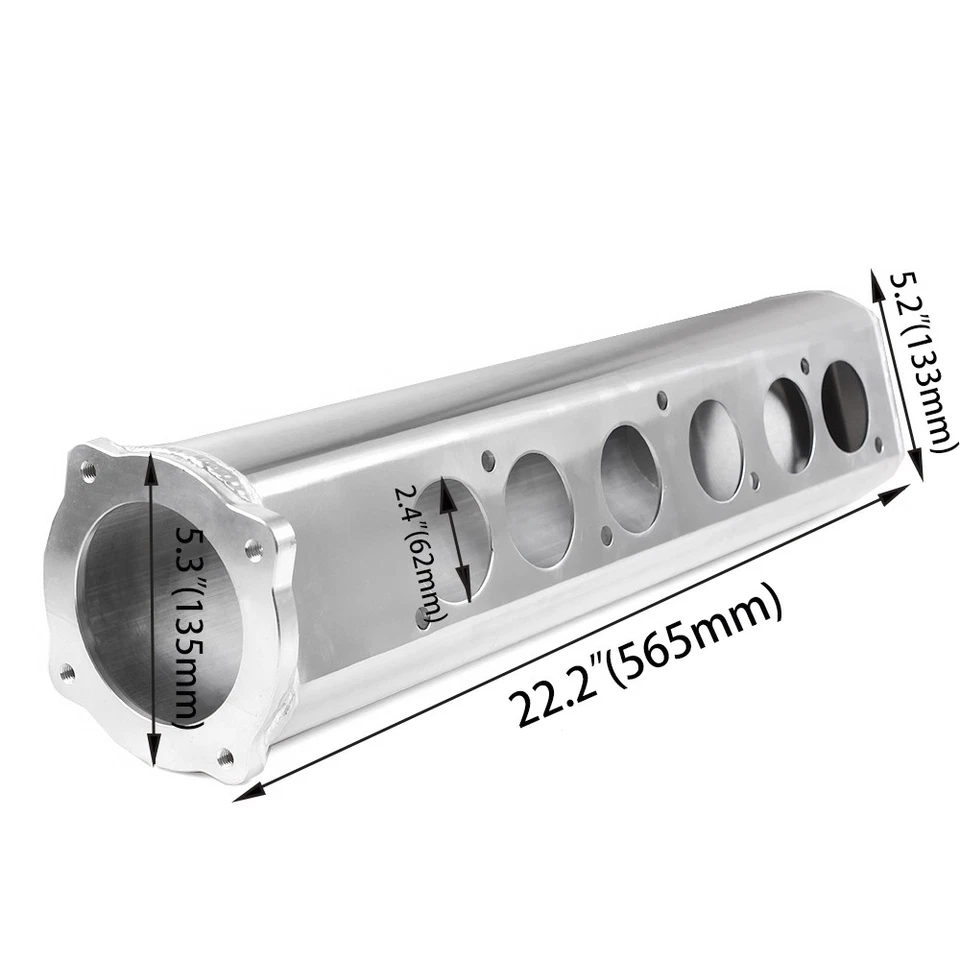 Billet Intake Manifold 2JZ-GE FFIM For 93-98 Supra Turbo LEXUS SC300 IS300 GS300 Foto 3 de 4