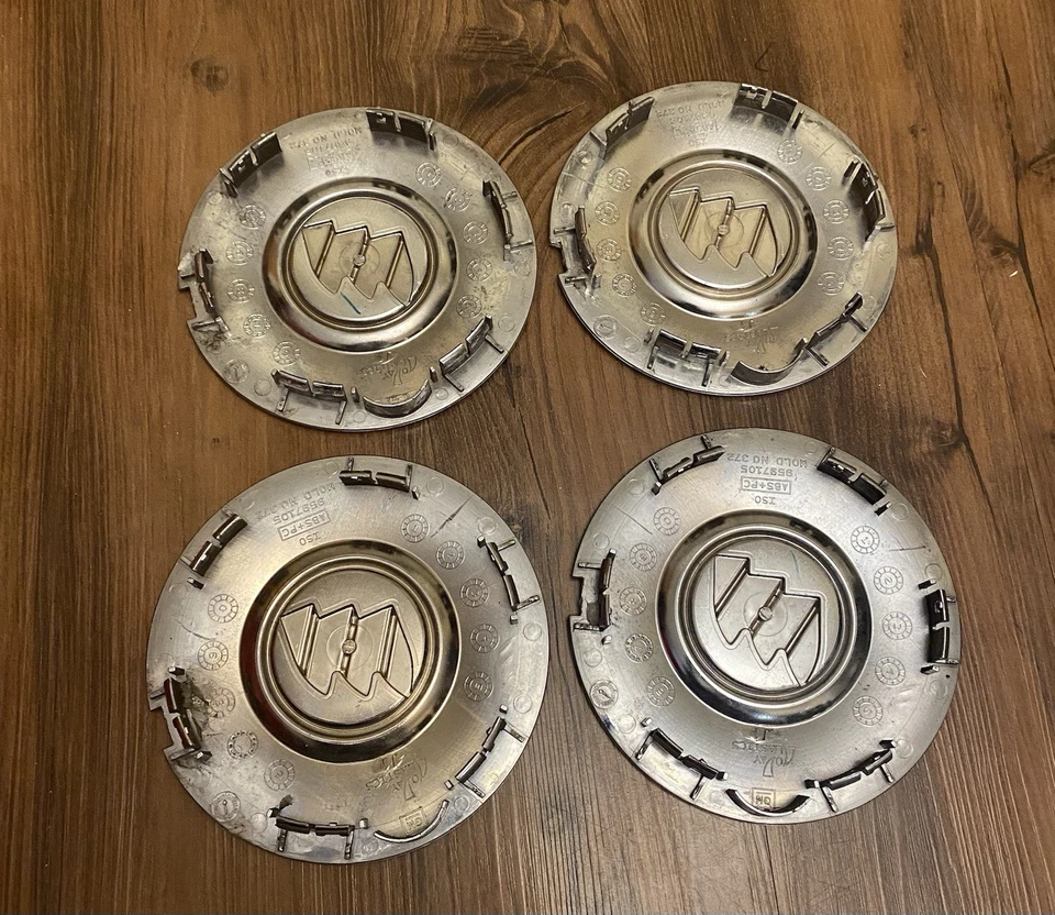 Juego de tapas centrales de rueda cromadas Buick Enclave 2008 2009 2010 19" 7 ranuras 9597105 OEM Foto 3 de 3