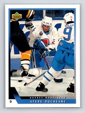 1993-94 Upper Deck - Steve Duchesne #217 Quebec Nordiques Hockey Card